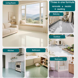 Color Sand <strong>Epoxy</strong> <strong>Floor</strong> <strong>Coating</strong> Colorful Sand Flooring Stone Paint Marble Effect <strong>Floor</strong> Paint Recina Epoxica Para Piso - Product Image 2