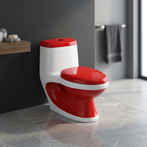 Inodoro de cerámica de alta calidad para pared, inodoro, inodoro sin montura, doble descarga, armario de agua de dos piezas - Product Image 1