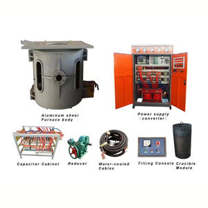 Four à induction à fréquence moyenne pour fonte, 200 kg, 300 kg, 500 kg, fours de fusion industriels, fabrication sur mesure, vente en gros - Product Image 6