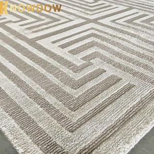 Tappeto KNOWDOW in lana naturale tappeti minimalisti di lusso leggero personalizzati per soggiorno <span class=keywords><strong>camera</strong></span> da letto moquette moderna - Product Image 2