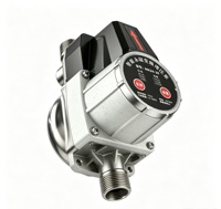 Pompa Air Mini Pipa Stainless Steel DC 24V Tiga Pengaturan Kecepatan Pompa Booster Cerdas Magnet Permanen Variabel OEM