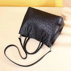 Bolsos de Diseñador de Marcas Famosas, Bolsos de Lujo para <span class=keywords><strong>Mujer</strong></span>, Sac Carre con Motivo de Avestruz, Cierre Magnético, Diseño Moderno, Multicolor - Product Image 3