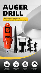 Trivella trattore trivella Mini escavatore terra trivella escavatore scavare foro macchina - Product Image 5