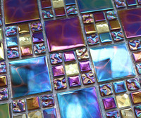 Mosaïque en céramique de verre, pulvérisation brillante, encre liquide pour faire du verre brillant