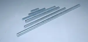 Высококачественные метрические резьбовые стержни M2 M12 оцинкованные DIN975 плоские серебряные OEM Индивидуальные стальные Тяжелые строительные временные поверхности шт