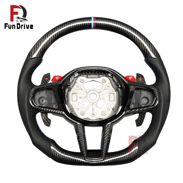 Factory Direct Steering Wheel Acc Vibration Real Carbon Fiber for BMW G29 G26 G08 G70 G87 G80 G82 G83 G90 G42 G20 G28 G22 G23