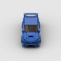 Compatible avec les briques de marque, voiture de course sportive, blocs de construction MOC, jouet éducatif DIY, modèle en plastique ABS, vente en gros pour le commerce extérieur