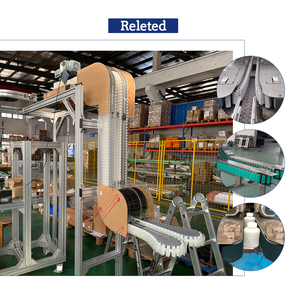 Tùy chỉnh <span class=keywords><strong>Gripper</strong></span> linh hoạt Lift chuỗi băng tải cho nước giải khát ngành công nghiệp thực phẩm chai - Product Image 6