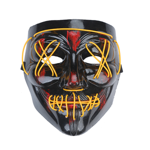 Máscara <span class=keywords><strong>de</strong></span> neón con <span class=keywords><strong>purga</strong></span> Led para Halloween, <span class=keywords><strong>disfraz</strong></span> <span class=keywords><strong>de</strong></span> elección, fiesta <span class=keywords><strong>de</strong></span> Dj, brillante, Punk, a la moda - Product Image 3