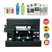 Nouvelle imprimante jet d'encre UV automatique A4 Logojet Xp600 à plat pour étiquettes/papier pour coques de téléphone, cartes d'identité, acrylique et PVC