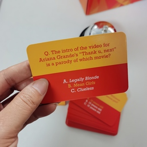 Pub Quiz Trivia Game-Sports, <span class=keywords><strong>Histoire</strong></span>, Musique, Pop Culture Quiz Great Travel Jeux <span class=keywords><strong>de</strong></span> plein air et jeux <span class=keywords><strong>de</strong></span> voyage sur la route 2 + joueurs - Product Image 5