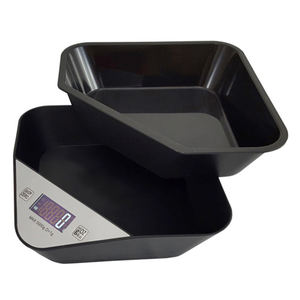 J&R Wasserfeste Küchenwaage 5 kg Digitale Lebensmittelwaage mit Großer Schüssel - Product Image 1