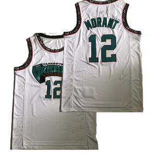 Maillot de basket-ball une pièce populaire transfrontalier à séchage rapide n ° 12 Maillot imprimé respirant d'été Morant pour la livraison directe - Product Image 1