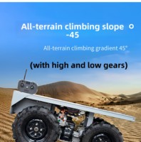Véhicule utilitaire tout-terrain électrique RC 4x4 avec remorquage UGV, connectivité série CAN SDK prise en charge
