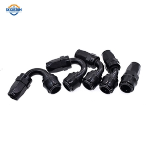 Black Aluminum AN4 AN6 AN8 AN10 AN12 Quick Release <strong>Fitting</strong> <strong>Hose</strong> End - Product Image 1