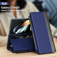 Étui de protection intégrale en cuir PU avec support et fente pour stylet pour Samsung Galaxy Z Fold 7 6 5 4