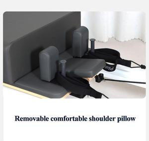 Reformador de Pilates de aluminio <span class=keywords><strong>para</strong></span> uso profesional <span class=keywords><strong>en</strong></span> el hogar/estudio, 6 resortes de cuero PU y espuma 5D, duradero y ajustable <span class=keywords><strong>para</strong></span> el cuerpo - Product Image 4