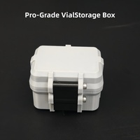 Boîtier de stockage sécurisé à 5 compartiments pour flacons de peptides, 3 ml, sans BPA, écologique, compatible réfrigérateur, avec fermeture à clip, OEM, haute qualité, personnalisable en gros