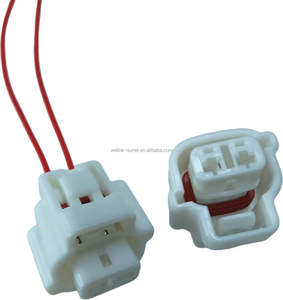 موصلات مستطيلة بيضاء أصلية 6189-0438 بدوائرين لأسلاك السيارات المخصصة من لينكسونيت - Product Image 6