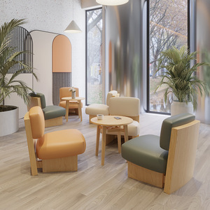 Juego de restaurante, nuevo sofá, sillas de café, sillas de salón de diseño, café, mesas de comedor y sillas, muebles - Product Image 3