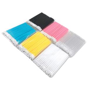 Disposable <b>Nylon</b> Lip Gloss Applicator Lipstick Wand Colored Handle Makeup Tool - Product Image 4