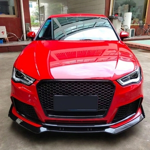 Kit de Carrocería para Auto, Estilo <span class=keywords><strong>RS3</strong></span>, Parachoques Delantero con Rejilla y Lip Delantero Quattro para <span class=keywords><strong>Audi</strong></span> A3 S3 8V 2013 2014 2015 <span class=keywords><strong>2016</strong></span> - Product Image 6