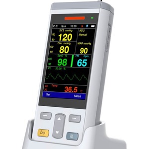 Monitor Veterinario M3T, Dispositivo Digital de Monitoreo de Signos Vitales, Oxígeno en Sangre, Frecuencia Cardíaca, Temperatura, ECG y Presión Arterial - Product Image 5