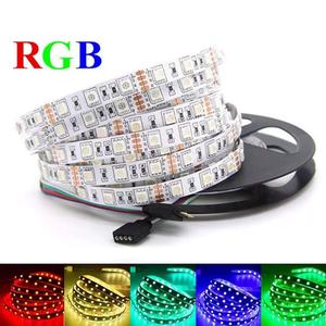 ไฟแถบ LED SMD5050 RGB ความสว่างสูง DC12V IP20 ยาว 5 เมตร แบบม้วนเดียว สำหรับป้ายโฆษณาในร้านค้าและห้างสรรพสินค้า - Product Image 1