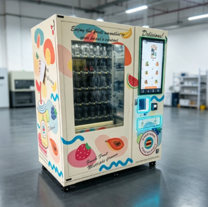 Máquina Expendedora de Smoothies Automática con Apariencia Personalizada, Máquina Expendedora de Jugos de Frutas Frescas de Autoservicio con Lector de Tarjetas - Product Image 1