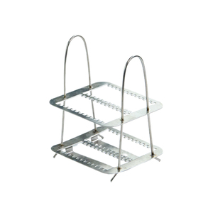 Estante de acero inoxidable para teñido histológico de portaprobillos de microscopio, capacidad para 26, 30 o 60 piezas, soporte para portaprobillos de laboratorio científico - Product Image 2