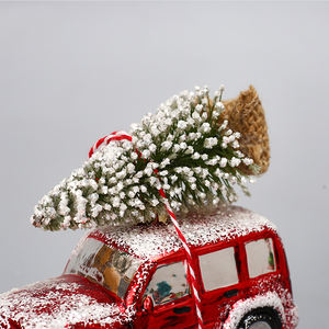 En çok satan araba kamyon şekli asılı cam ağacı noel süs - Product Image 2