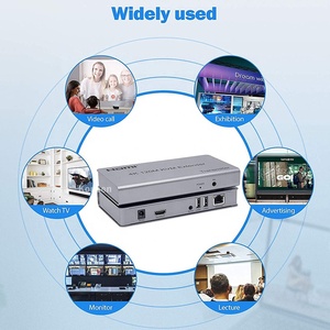 Xput HDMI <span class=keywords><strong>Extender</strong></span> Full HD 4K 30Hz 120m TX RX HDMI USB KVM <span class=keywords><strong>Extender</strong></span> qua ethernet CAT5e <span class=keywords><strong>CAT6</strong></span> với <span class=keywords><strong>IR</strong></span> hỗ trợ 1080p 3D - Product Image 6