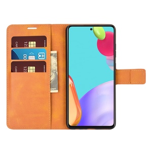 Funda protectora para teléfono móvil Samsung Galaxy <span class=keywords><strong>A52</strong></span> <span class=keywords><strong>5G</strong></span>/A72 <span class=keywords><strong>5G</strong></span>, carcasa de piel sintética con soporte para tarjeta de crédito - Product Image 5