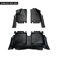 Ventes d'usine Tapis de voiture 5D en TPE antidérapant, tapis de sol de voiture écologique en TPE, tapis de voiture robuste pour SPARK EUV 2025-2026