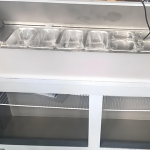 Bindose Meilleure Vente Réfrigéré à Température Unique 1-Porte Pizza Comptoir Bar à Salade Station de Préparation Réfrigérateur OEM Ligne Congélateur - Product Image 2