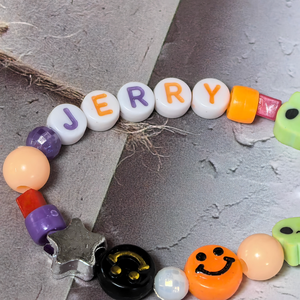 ファッションビーズブレスレット カラフルアルファベットビーズ クラフトキット 知育パーティー テーマジュエリー製作おもちゃ ファッションビーズネックレス - Product Image 5