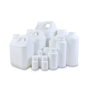 white fluorinated 20 litre plastic liquid storage jerrycan container 5 gallon jugs bottle