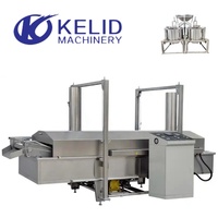 Machine à faire des frites de poulet entièrement automatique KLD, ligne de production d'aliments frits