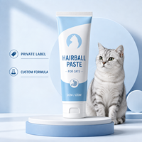 Complément en pâte anti-boules de poils pour chats, formule personnalisée OEM ODM, marque privée, fournisseur en gros