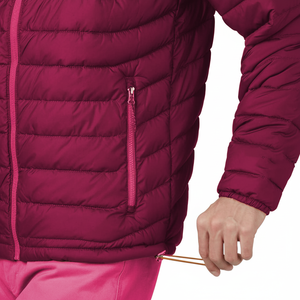 เสื้อกันลมลำลองคอตั้งสำหรับผู้ชาย, เสื้อแจ็คเก็ตขนเป็ดฤดูหนาวปรับแต่งสีได้สำหรับกิจกรรมกลางแจ้งของผู้ชาย - Product Image 1