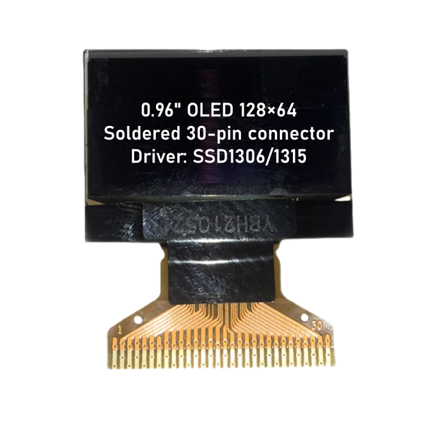 Factory Direct Supply In-Stock 0.96-inch OLED White/Blue/Yellow Dual-Color Display with Wide-Edge Driver 1306 Driver 1315 Driver