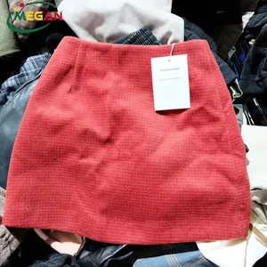 Megan temizlik amaçlı Shanghai pamuk ikinci el etekler seksi kullanılan giysiler genç bayanlar için