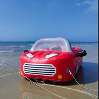 Bateau gonflable géant licorne pour adultes, radeau flottant, flotteur de piscine pour enfants