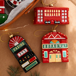 Decoraciones para árboles de Navidad hechas a mano de primera calidad, adornos colgantes de estilo Vintage para decoración de eventos de fiesta en casa de Navidad - Product Image 3