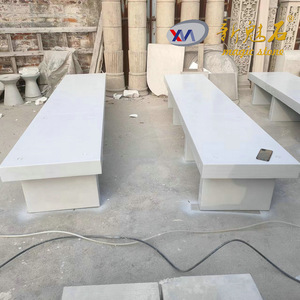 Nuevos Materiales de Construcción de Piedra, Banco de Patio de Hormigón de 2500*600*600 mm, para Uso en Interiores y Exteriores, Parques y Plazas - Product Image 3