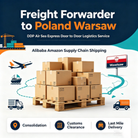 Transitaire Alibaba Amazon vers la Pologne, Varsovie, DDP, service de logistique express aérien et maritime porte-à-porte