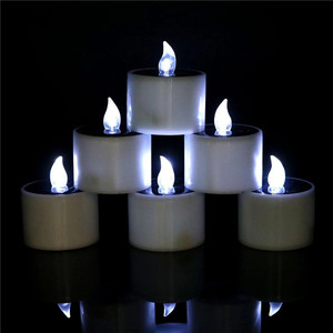 Bougies Led sans flamme, 6 pièces, chauffe-plat <span class=keywords><strong>solaire</strong></span> à piles, pour la décoration romantique, offre spéciale, - Product Image 5
