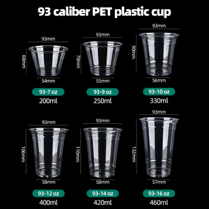 Tazza di natale rosa usa e getta su misura festa di compleanno speciale tazza di plastica fredda per animali domestici tazza trasparente con coperchio - Product Image 2