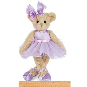 <span class=keywords><strong>Orsacchiotto</strong></span> Ballerino Personalizzato con Logo, Carino <span class=keywords><strong>Orsacchiotto</strong></span> Rosa e <span class=keywords><strong>Viola</strong></span> con Vestito per Regalo di Compleanno per Ragazze, Peluche per Bambini - Product Image 6