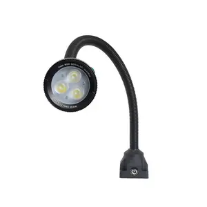 Lâmpada de led flexível ONN-M3W ip65 para trabalho, lâmpada fixável, iluminação da máquina cnc